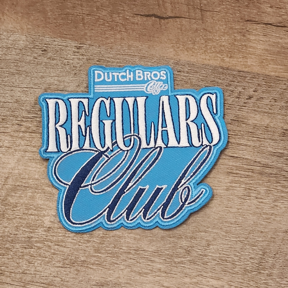 Dutch Bros Blue Regulars Club Patch